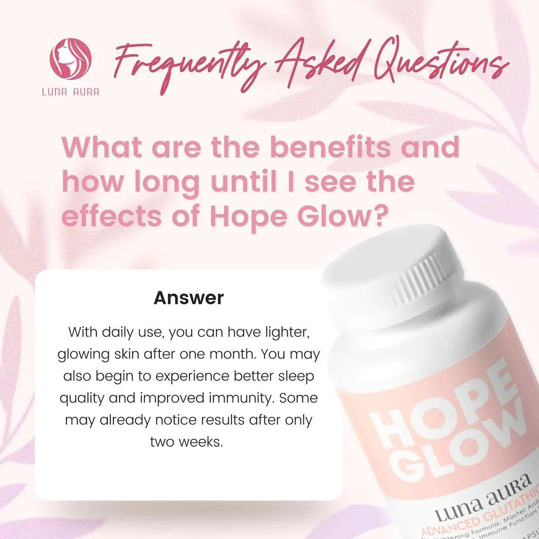 Luna Aura Hope Glow Advanced Glutathione (30caps)