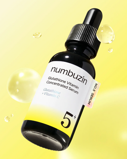 Numbuzin No.5+ Glutathione Vitamin Concentrated Serum (30ml)