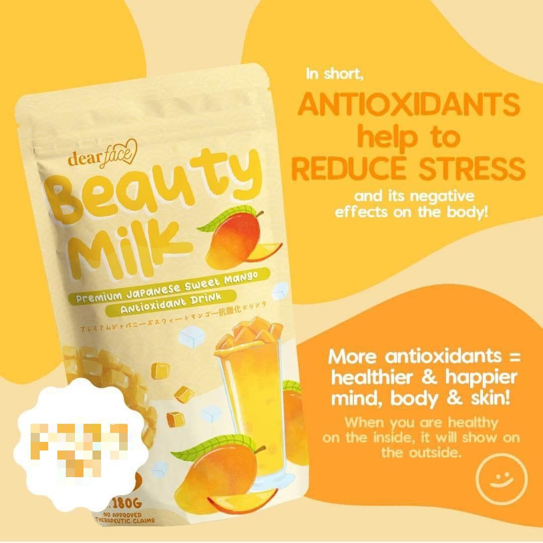 Dear Face Beauty Milk Premium Japanese Mango Anti Oxidant Drink