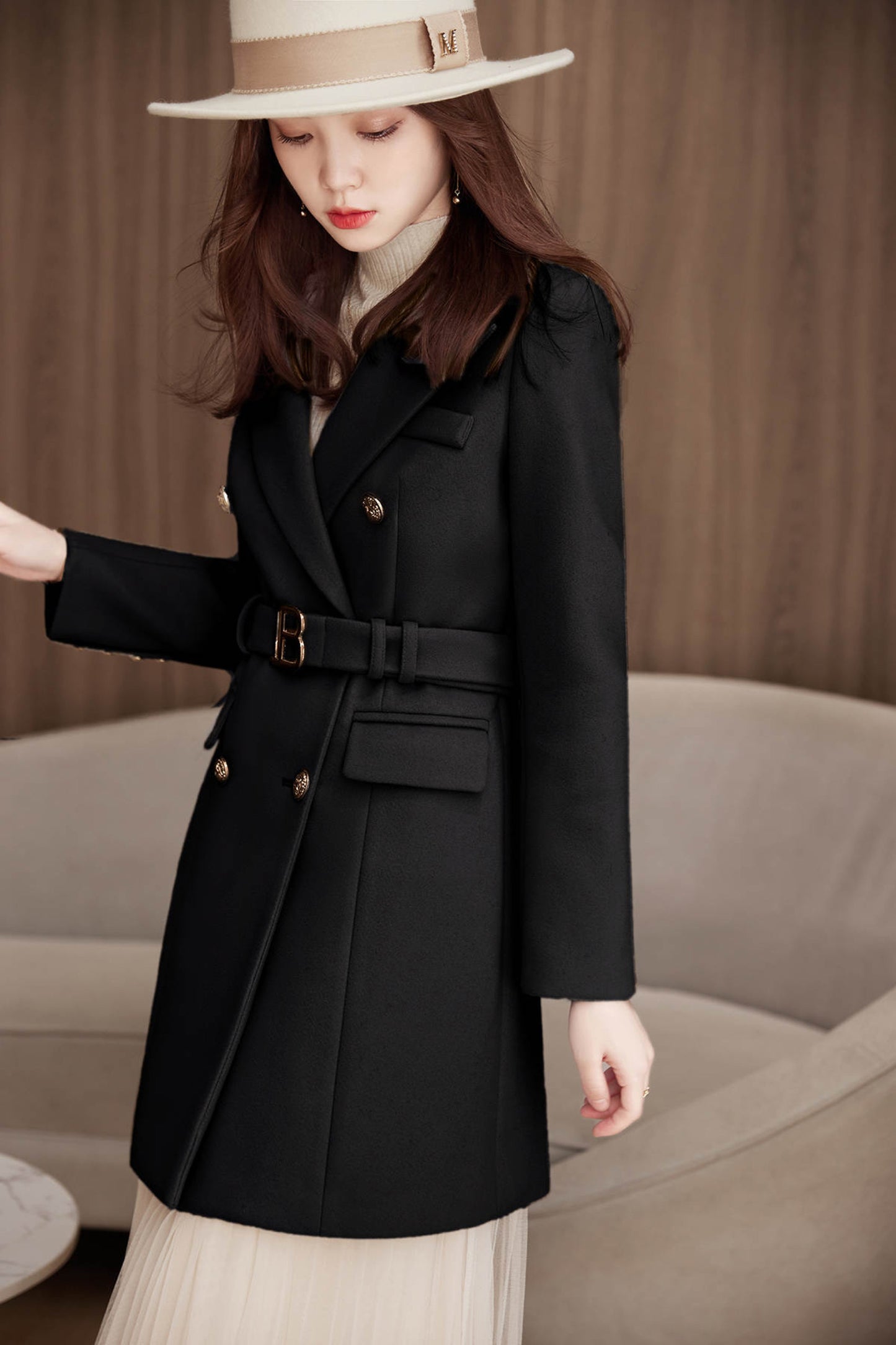 Meyla Double Breasted Trench Coat