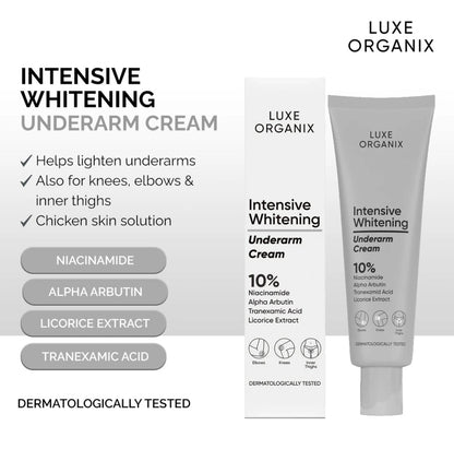 Luxe Organix Intensive Underarm Whitening Cream (40gm)