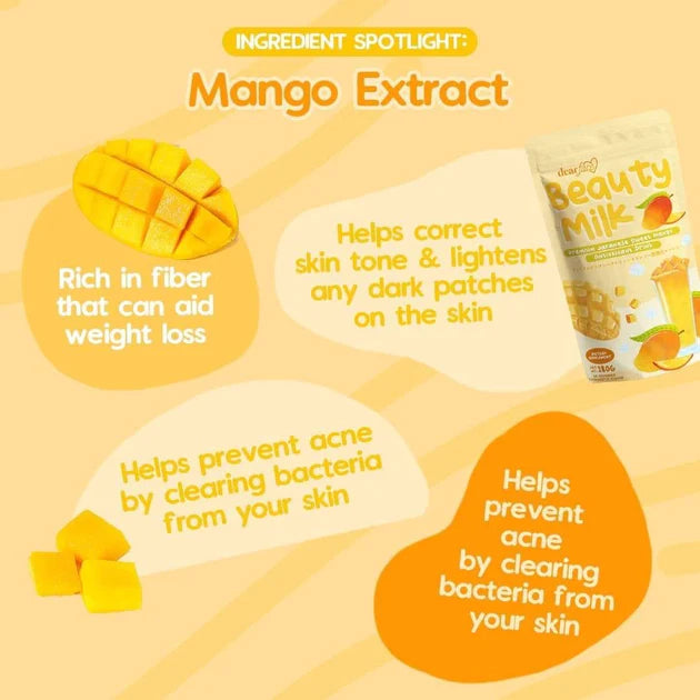 Dear Face Beauty Milk Premium Japanese Mango Anti Oxidant Drink