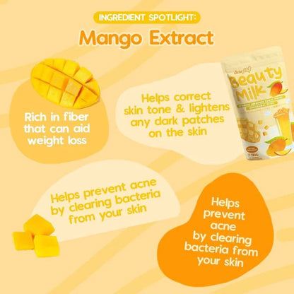 Dear Face Beauty Milk Premium Japanese Mango Anti Oxidant Drink