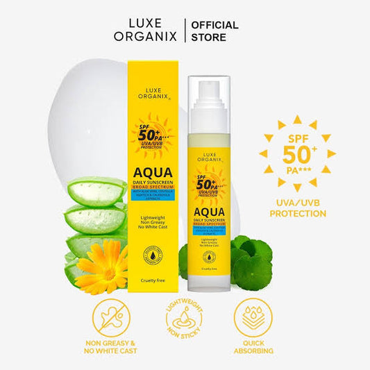 Luxe Organix Aqua Daily Sunscreen (50ml)