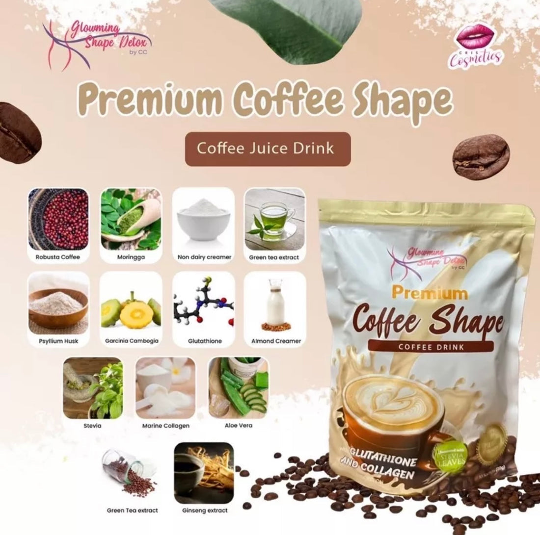 Glowming Shape Detox Premium Coffee Shape by Cris Cosmetics