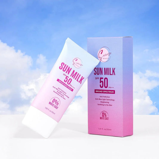 Sereese Beauty Sun Milk SPF50 PA+++ 0% White Cast (50ML)
