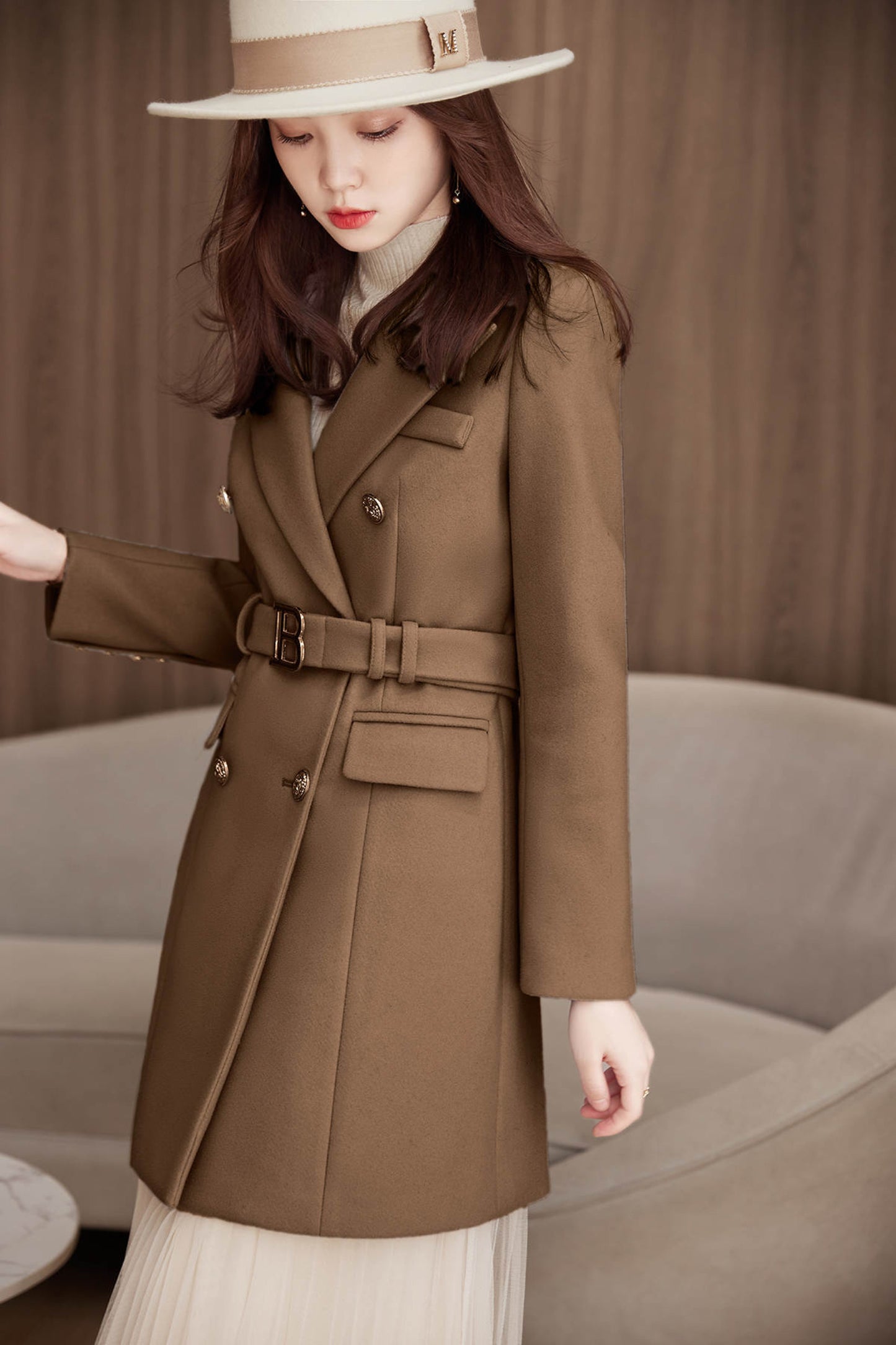 Meyla Double Breasted Trench Coat