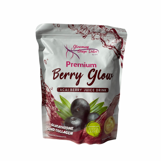 Glowming Shape Detox Premium Berry Glow Acai Berry Juice Drink by Cris Cosmetics
