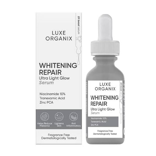 Luxe Organix Whitening Repair Ultra Light Glow Serum (30ml)