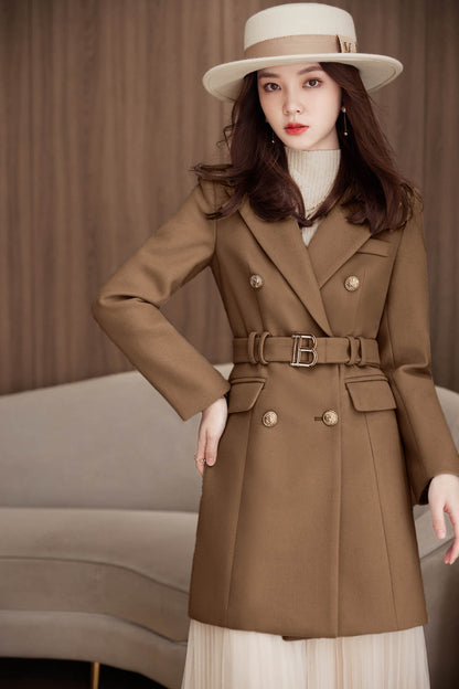 Meyla Double Breasted Trench Coat