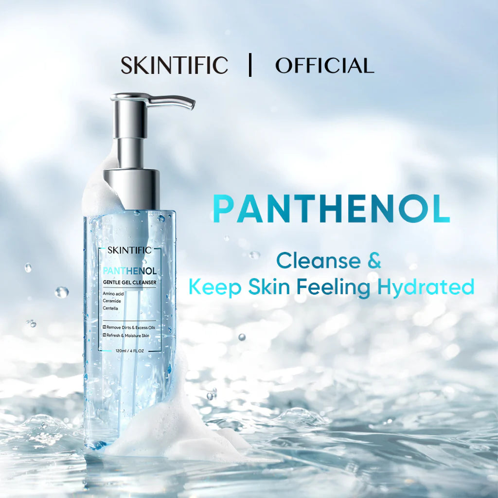 Skintific Panthenol Gentle Gel Cleanser (120ml)