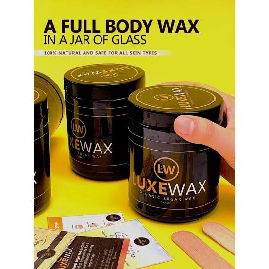 Luxe Wax Organic Sugar Wax (350g)